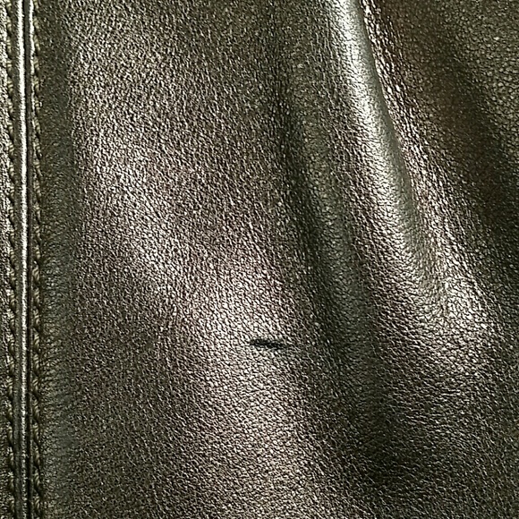 Coach large pewter leather satchel - Picture 5 of 8